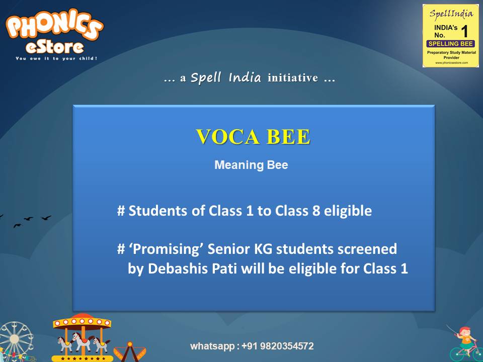 vocabulary bee books classes